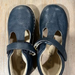 Navy Blue Girls Mary Jane ShoesT-bar Flats Size 30